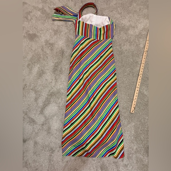 SIMON MILLER PIKO STRIPED LINEN MAXI DRESS - Picture 14 of 16